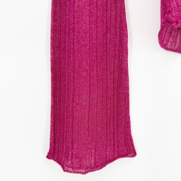 Future Collective with Jenny K. Lopez Crewneck Sheer Sweater Top NEW S - Picture 3 of 10